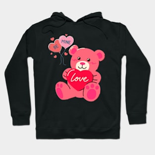 lovely valentine teddy Hoodie